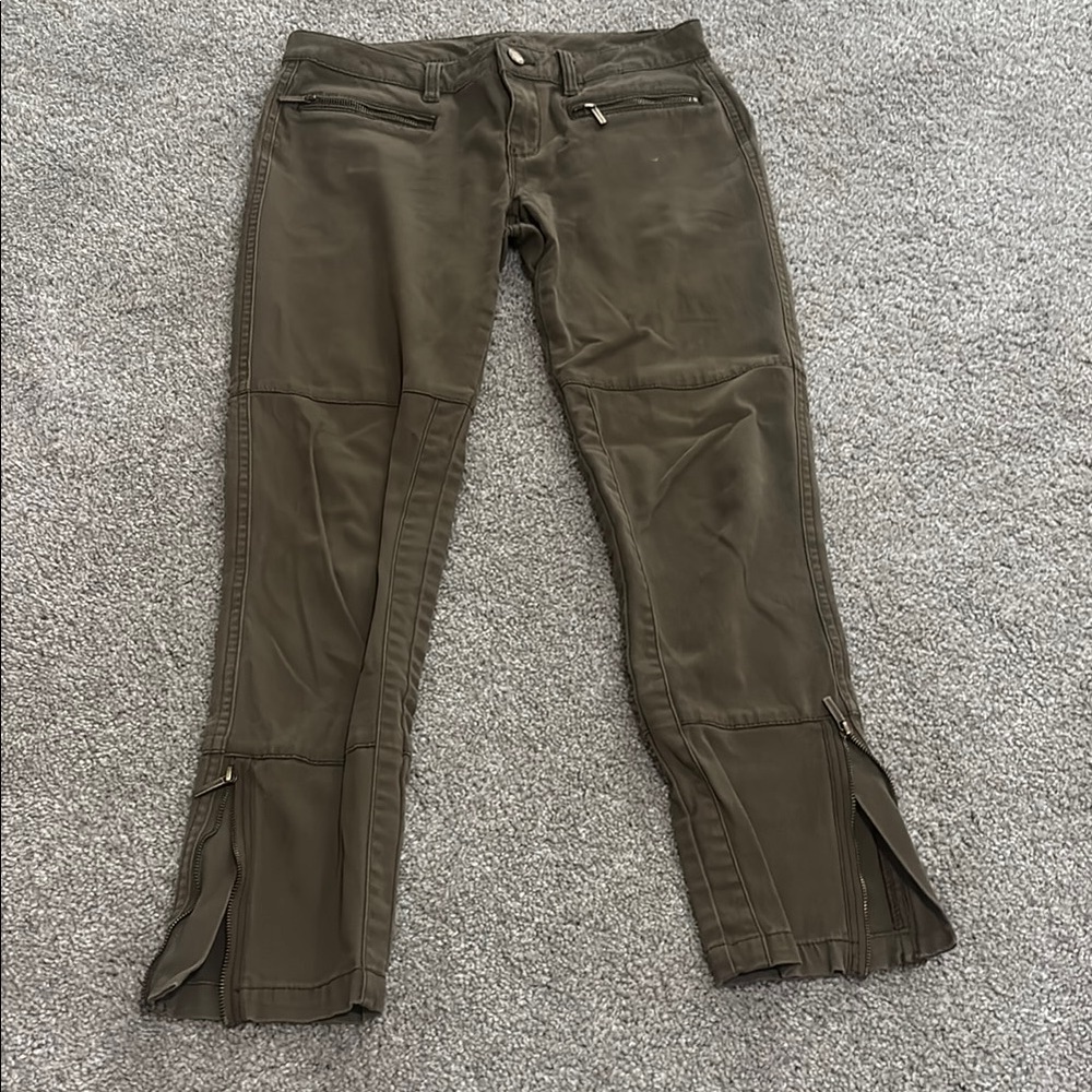 Michael Kors Brown Ankle Cropped Jeans size 2